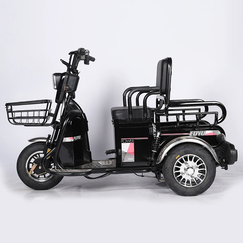 2022 Eec 3 Wheel Passenger Cargo Tricycle Two Seat Electric Scooter Bicycle 48v for Adults And Old People