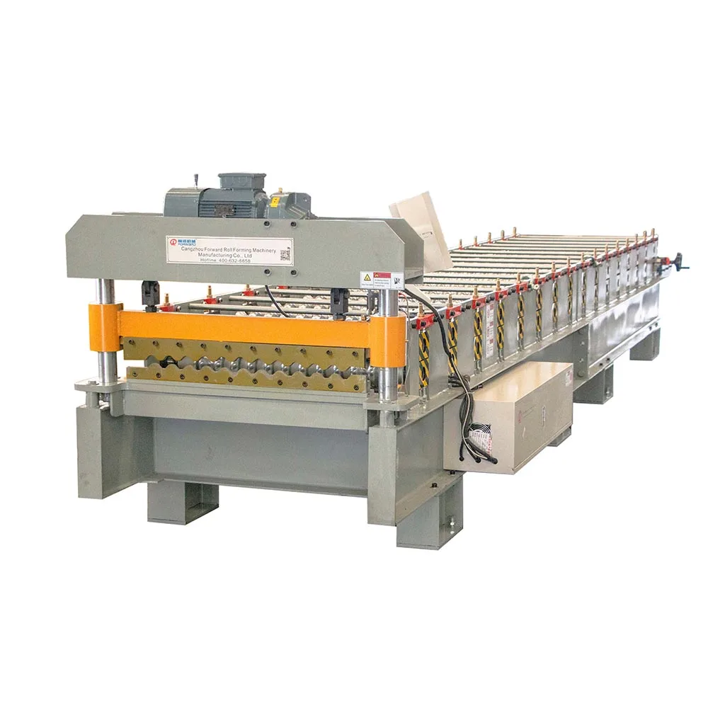 High Speed Corrugated Roofing Sheet Roll Forming Machine