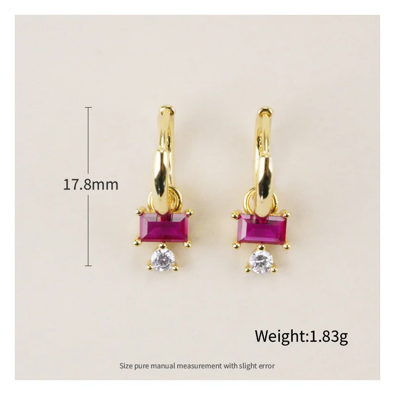 Summer Fashion 925 Sterling Silver Hoop Earrings for Girls