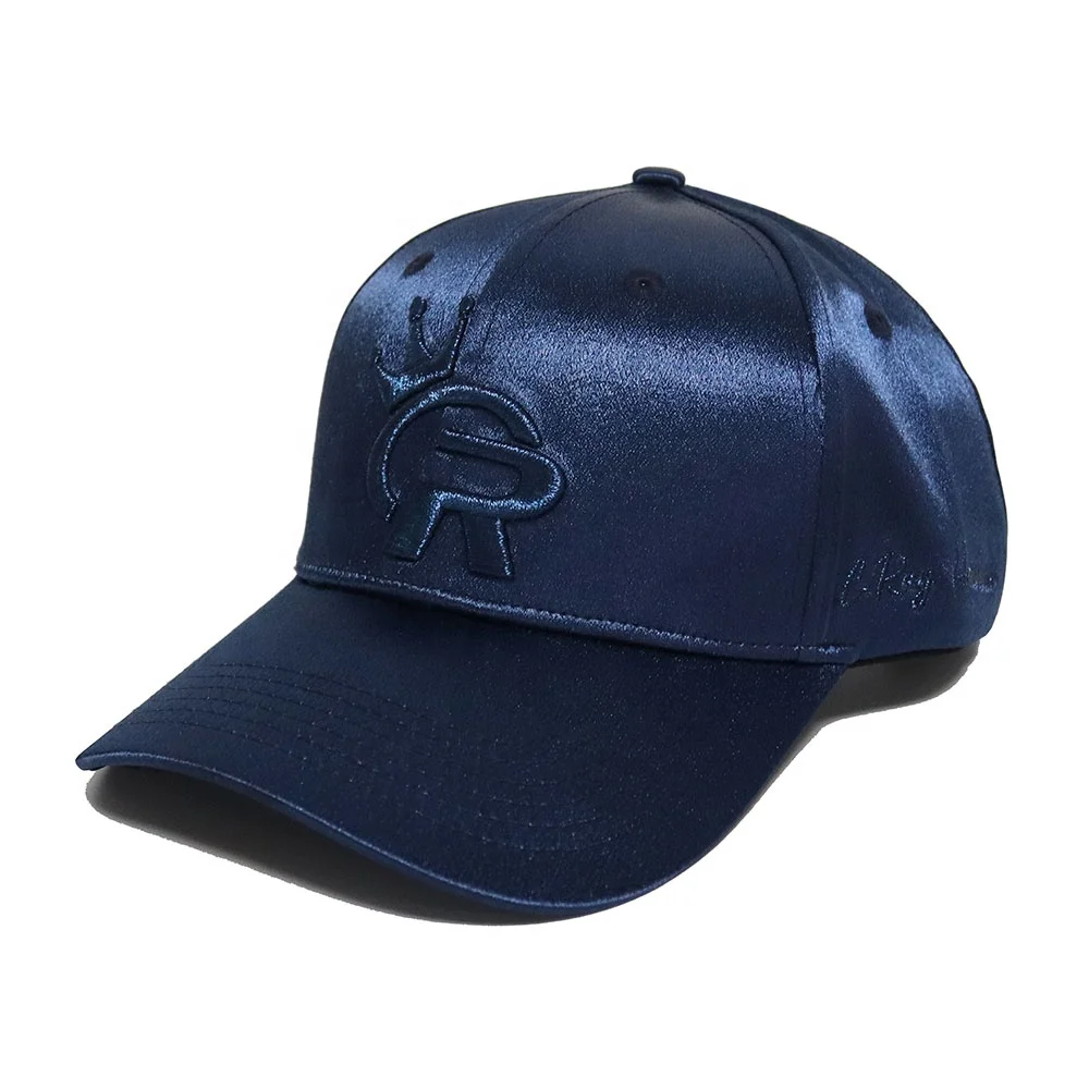 Spring and summer new fashion satin solid color baseball caps men and women sun visor Cap factory wholesale.