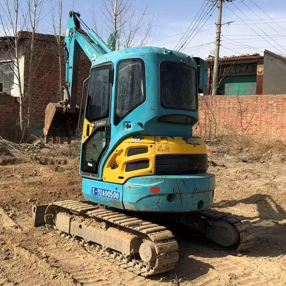 Продается хорошо мини-экскаватор 1 тонна 2 тонны 3 многофункциональный небольшой экскаватор Kubota U35 б/у