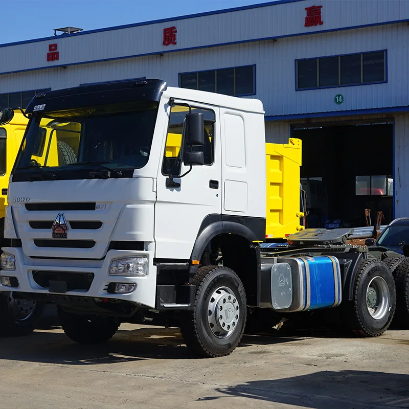 Известный китайский бренд Howo трактор грузовик 10/6 шины 6x4 4x2 371hp 375hp транспортная головка тягача