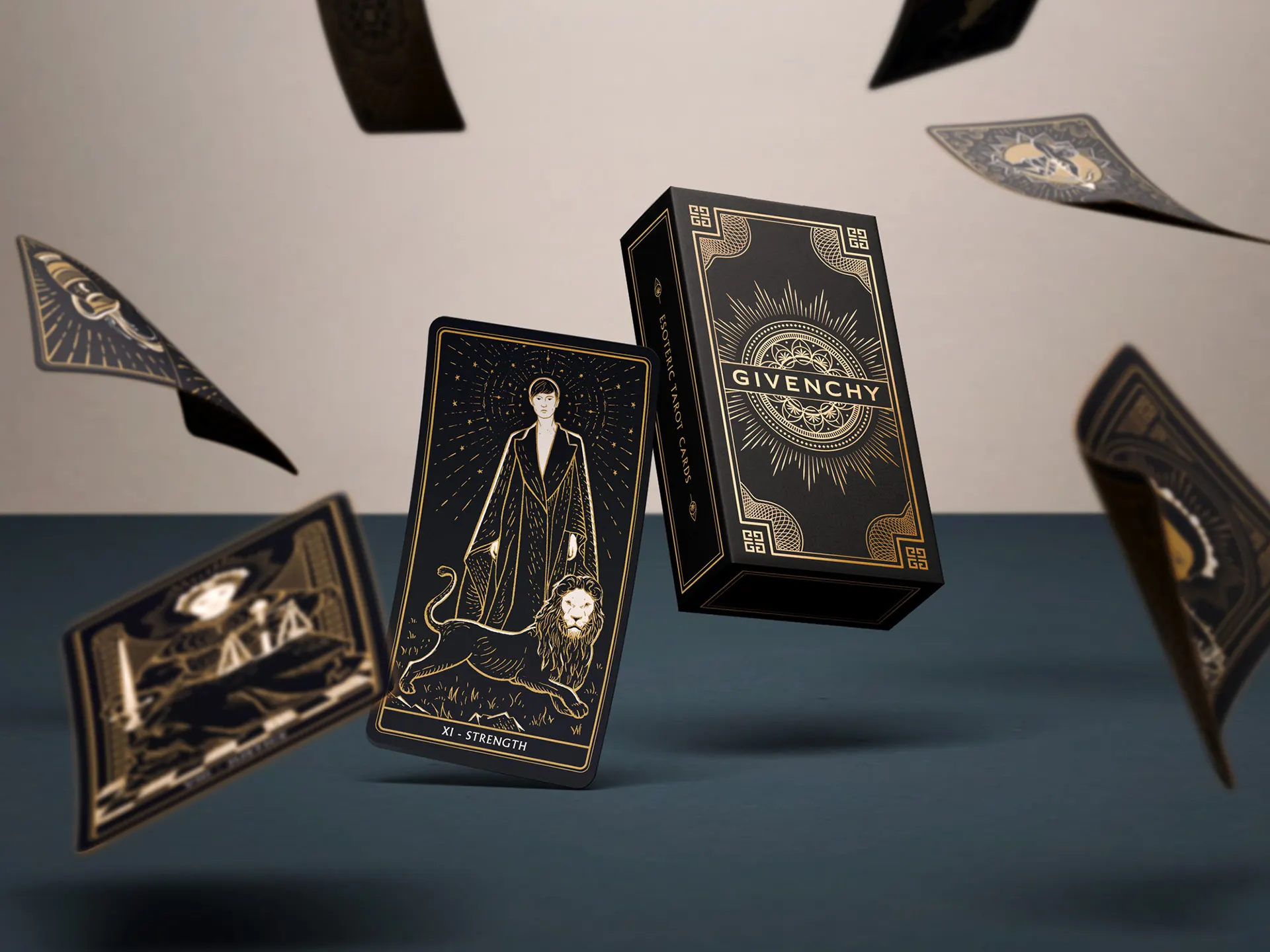 Tarot Custom Design Printed Paper Playing Cards Fashion Vintage Classic GIVENCHI