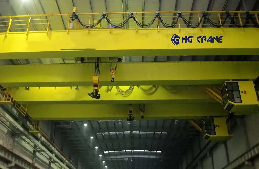 Double Girder Explosion-Proof QB Type Overhead Crane New Used Condition Construction Industries Featuring New Motor Gear Core