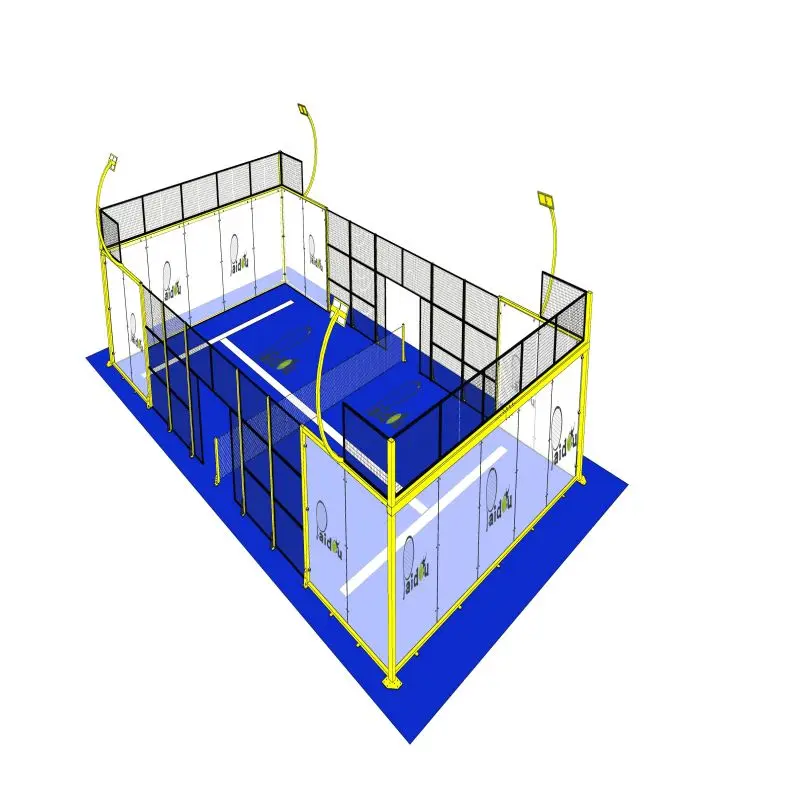 Manufacturer New Product Personalized Outdoor Panoramic Padel Paddle Tennis Court