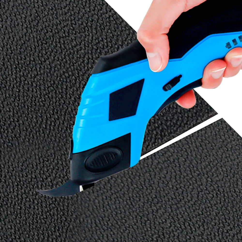High Quality Portable Carpet Cutter Electric Tailor Shears Scissors Rechargeable Industrial Stainless Steel Serrated DIY Tool