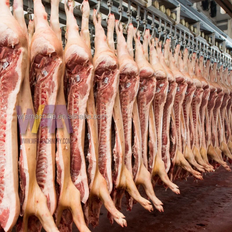 Отличный сервис мясных продуктов полый конъюгированный силиконизированный полиэстер решений волокно машины машина для производства оборудование забоя свиней дизайн каркаса обработки