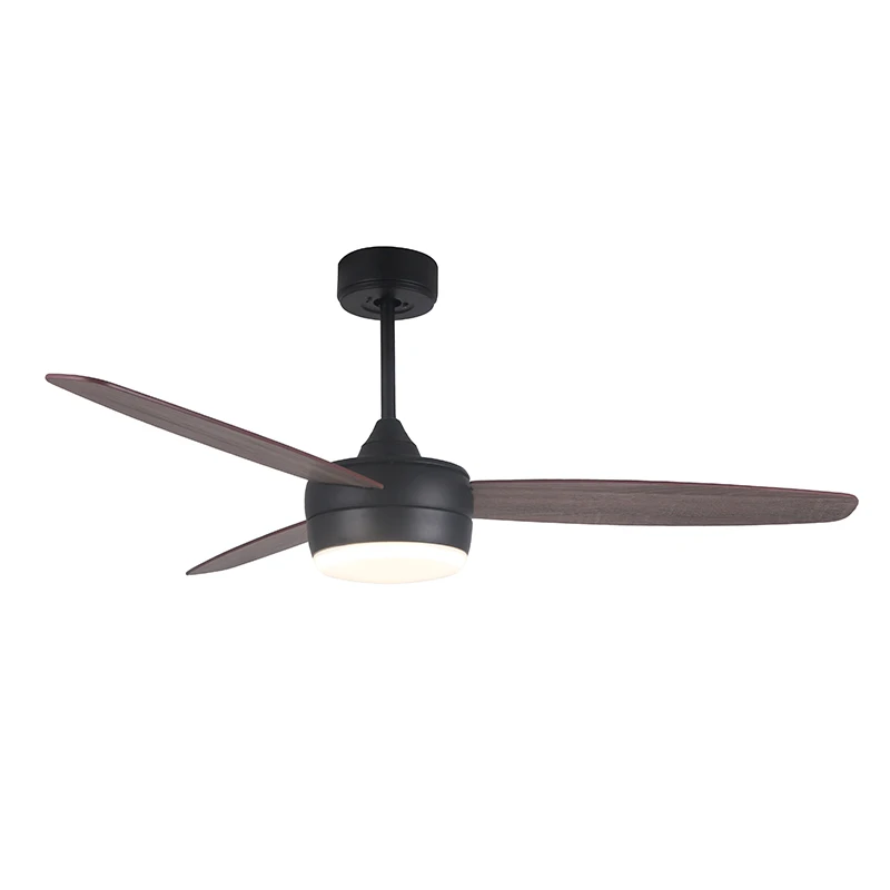 Simple design 52 inch ceiling fan DC motor smart control remote LED ceiling fan lights with Timers & Schedule function