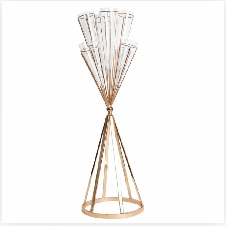 Tall Unique Glass Flower Vases For Weddings Centerpiece