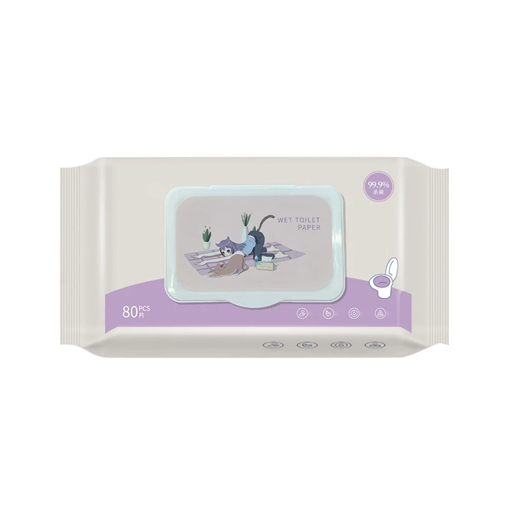 High Quality Sensitive Unscented Wipes Baby Anti Bacterial Biodegradable Soft Wet Toilet Paper Wipes