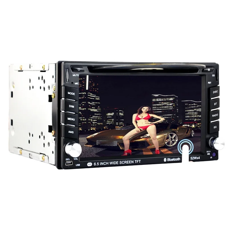 Amazon FBA челнока 2 Дина DVD авто 7 USB/SD/AUX стерео BT дистанционного управления DIN сенсорный экран автомобиля Радио