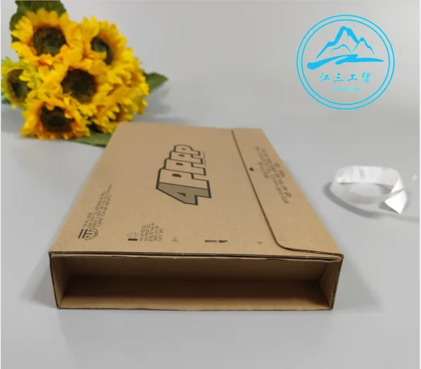 Customized A4 Pink Corrugated Foldable Book Boxes Paper Cardboard Package Mailers with Custom Printing