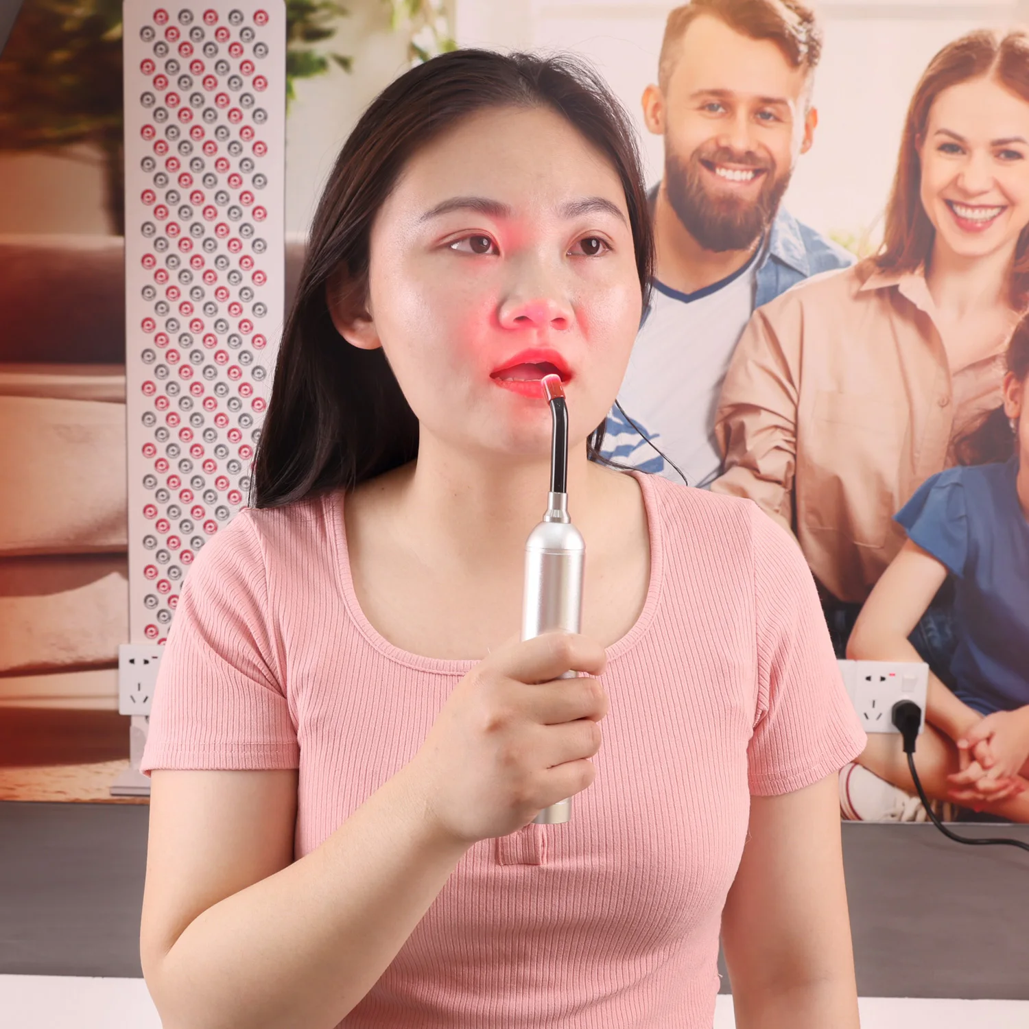 Ideatherapy Red light therapy wand Beauty portable Skincare torch Near infrared led light therapy device for Pain relief