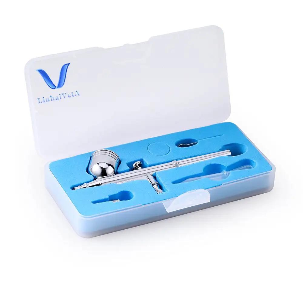 
LinhaivetA makeup beauty airbrush kit machine cake hobby mini air brush gun 