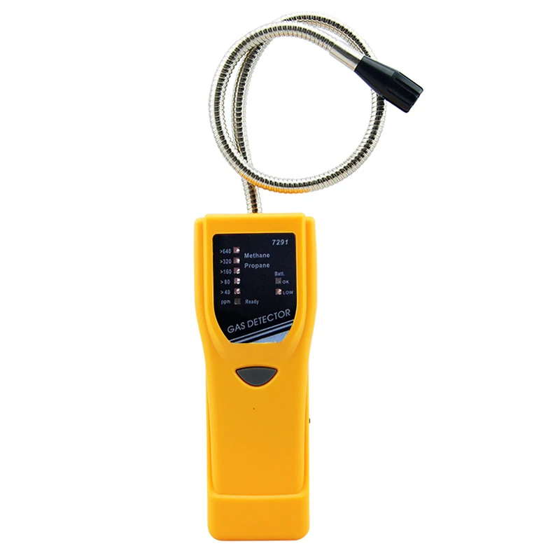 Портативный цифровой детектор газа AZ7291, измеритель пропана и метана с сигнализацией