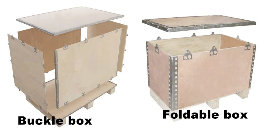 Cheap small collapsible plywood packaging box