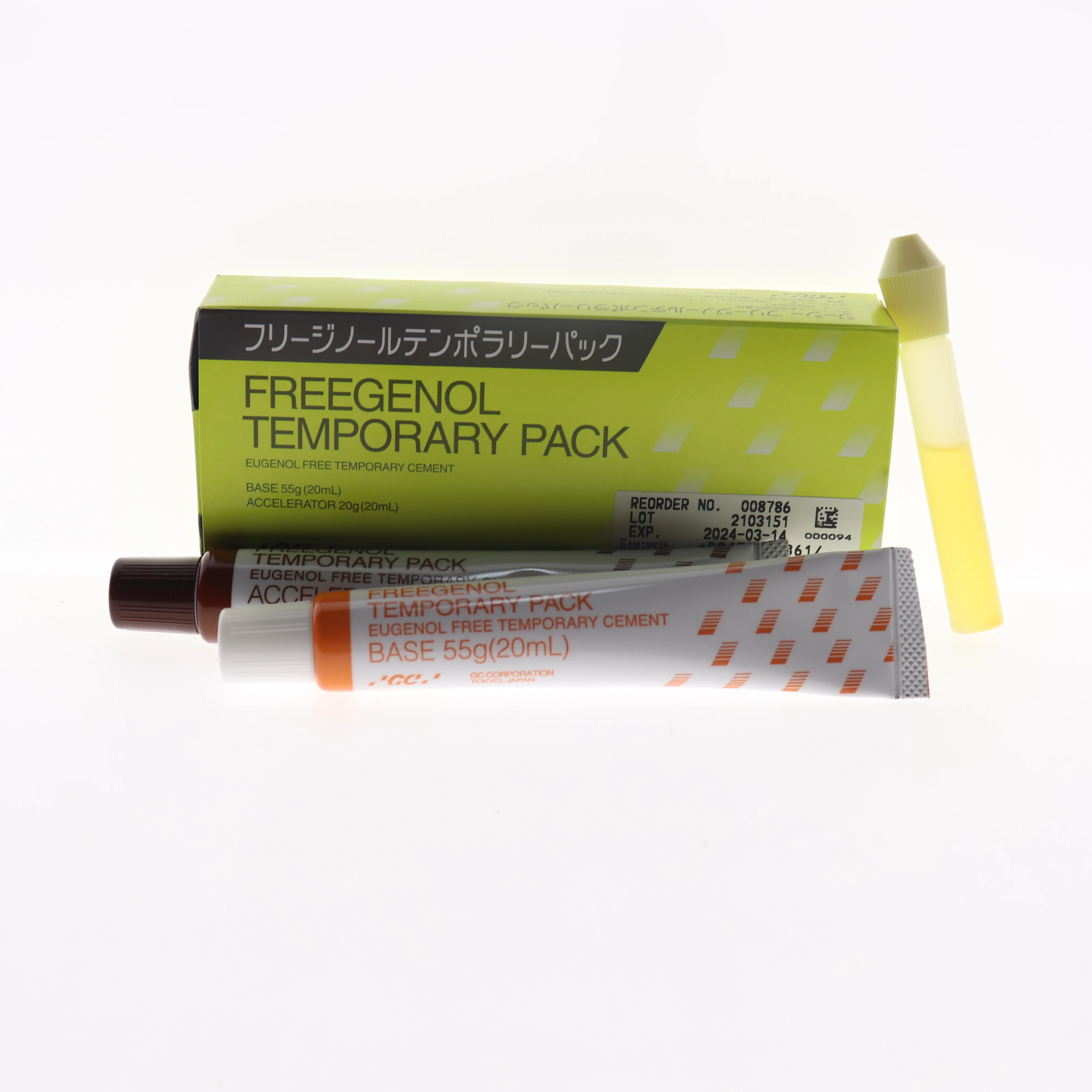 Fujifilm GC и неэвгенольный цинковый оксидный цемент 55 г матрица + 20 катализатора