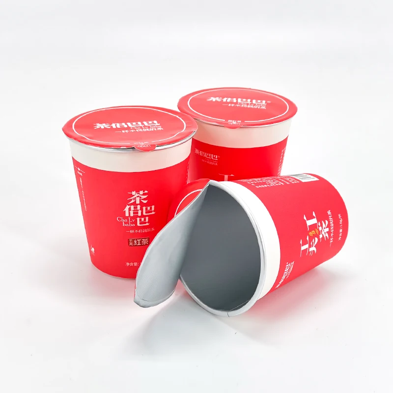 Logo printed disposable takeaway double wall paper cup for hot coffee drinks with lids