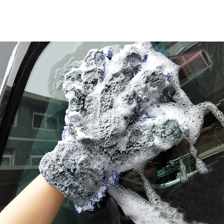 Microfiber Car Wash Detailing Mitt five fingers car cleaning gloves