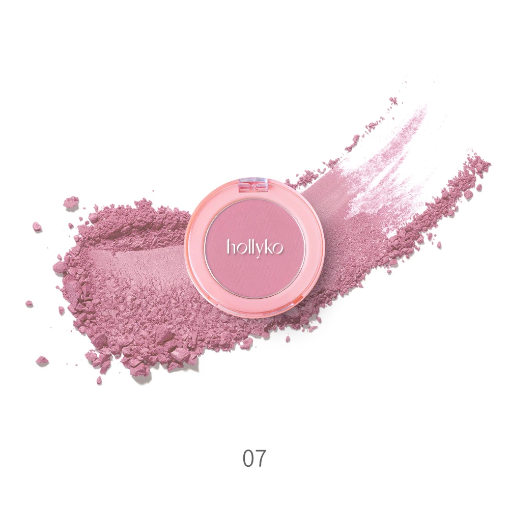 Long Lasting High Pigmented Face Merry Pink Multi Colors Palette Private Label Shimmer Matte Blush Case