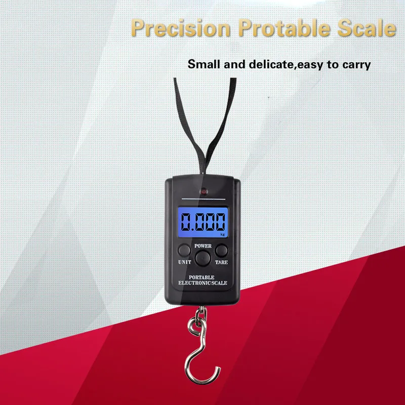 Clearance price Portable 40kg 10g Electronic Scale Hanging Fishing Luggage Digital Pocket Weight Hook Scale Worldwide Store