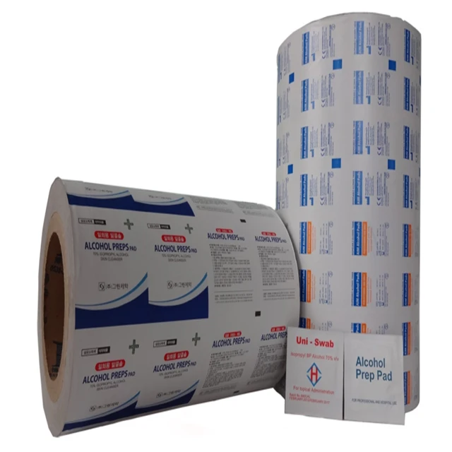 Disposable Composite Laminated Foil Paper Soft Roll Printed and Coated for Pharmaceutical Packaging