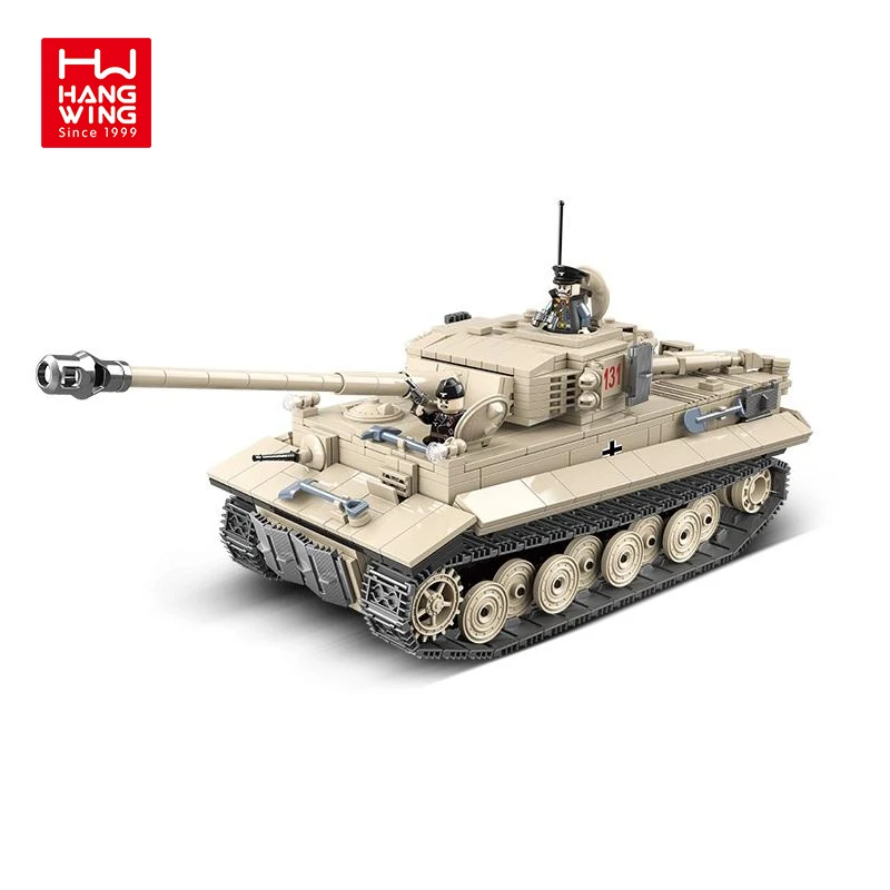 HW игрушки 1018 шт. WW2 Военный танк Германия тигр модель 131 солдат 100061 оружие армейские строительные блоки