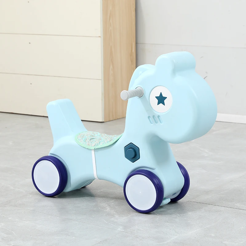 Animal Lovely Rocking Horse Children Sliding Outdoor Playground Spring Kids
