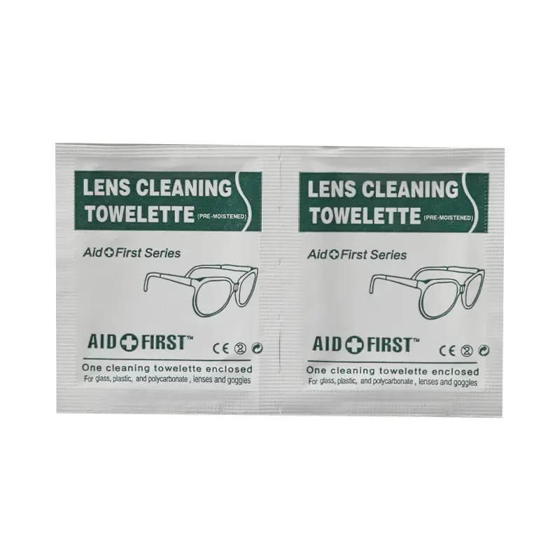 Glasses cleaning wet wipes and screen cleaning wipes 15*13cm from factory