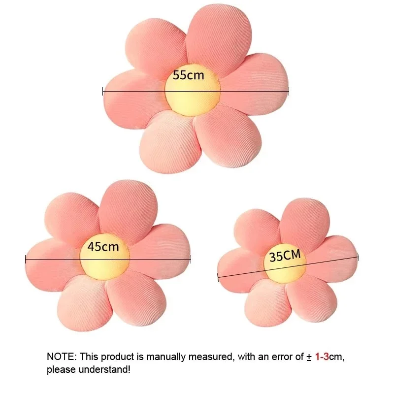 Flower Throw Pillow Soft Stuffed Plush Living Room Cushions Bedroom Home Chair Decorative Pillows Sofa Cushions