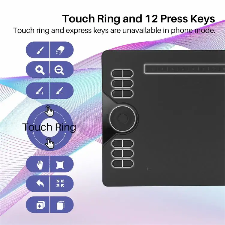 Графический планшет для рисования HUION hs610, оптовая продажа с фабрики