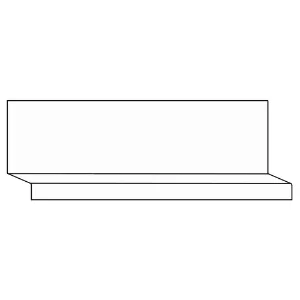 3/4inch x 10feet Galvanized Metal Z Bar Flashing for North American Market