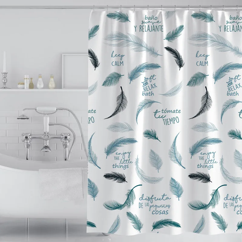 Custom Brand Kids Children 3d Shower Curtain 4pcs Cartoon Stitch Angel Bathroom Shower Curtain Set