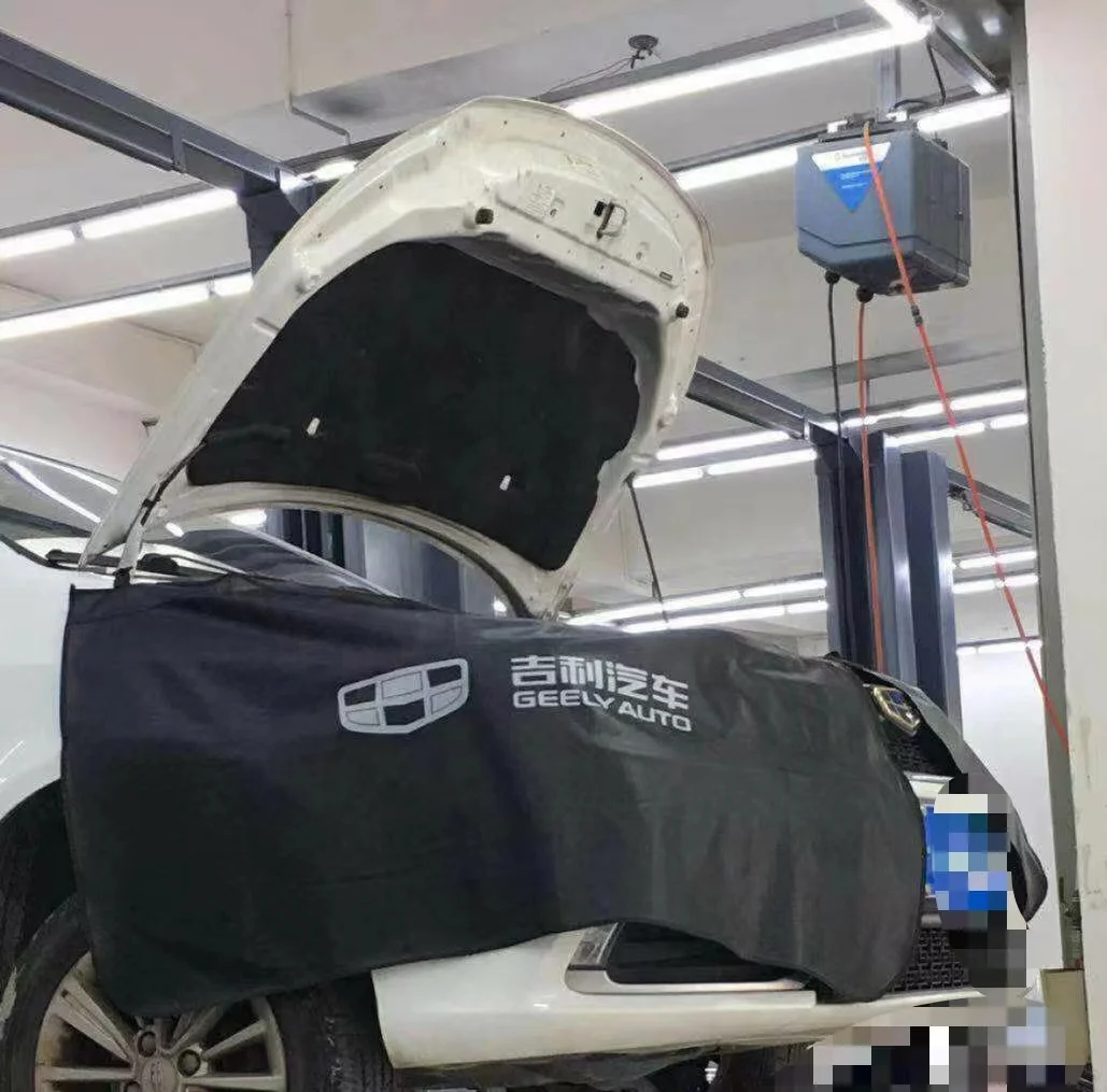 Custom Anti-oil Car Fender Covers PVC Magnetic Auto Repair Protection Pad Side Dust Car Fender Cover With Magnetic