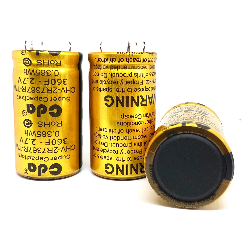High power high energy density CHV-2R7606R-TW 2.7V 60F Capacitors car start-up high power output backup Super Capacitor