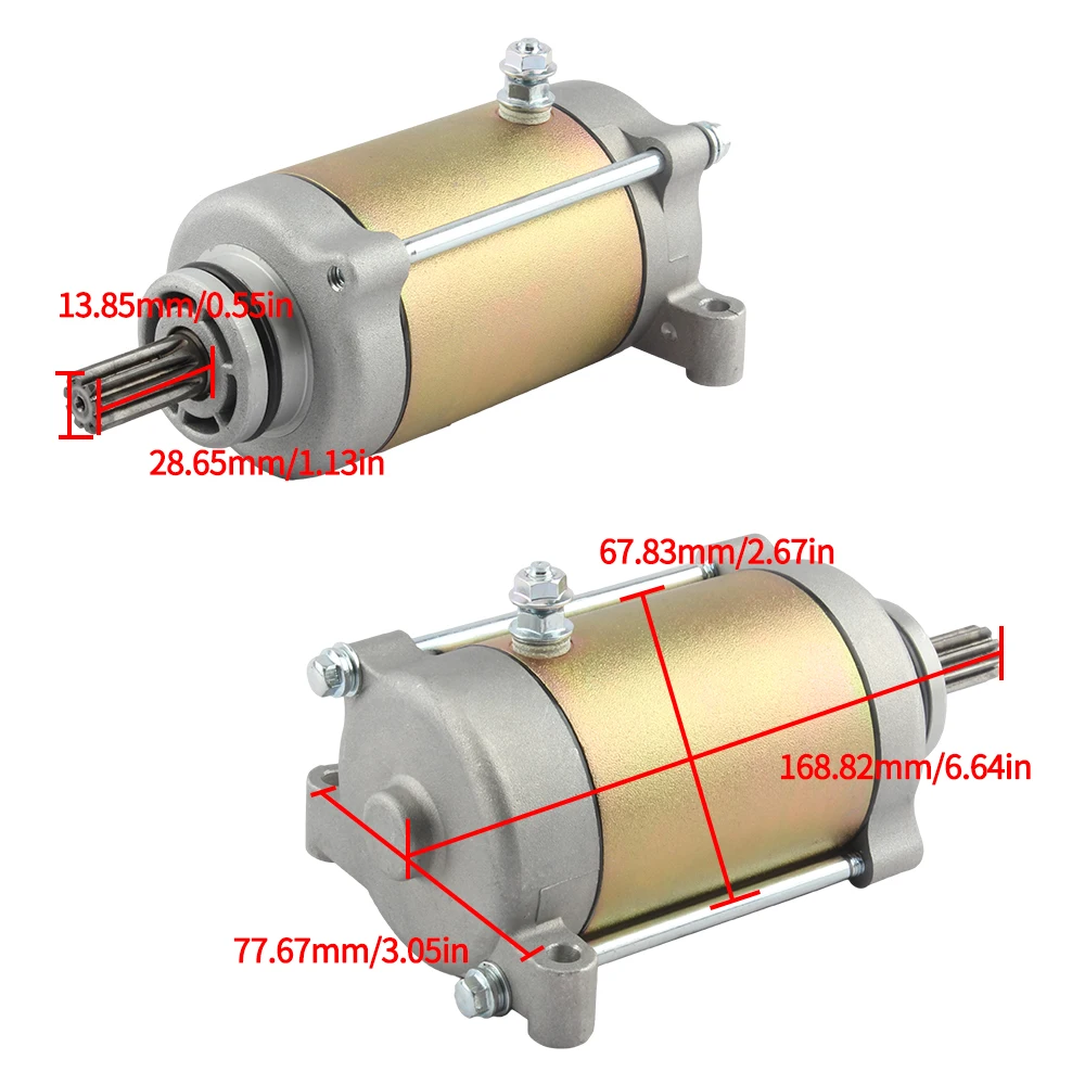 0180-091100-0010 for CF Moto 500cc Starter Motor CF500 CF188 ATV UTV 2011 2012 2013 Rancher 500 600 X5 X6 Motorcycle Accessories