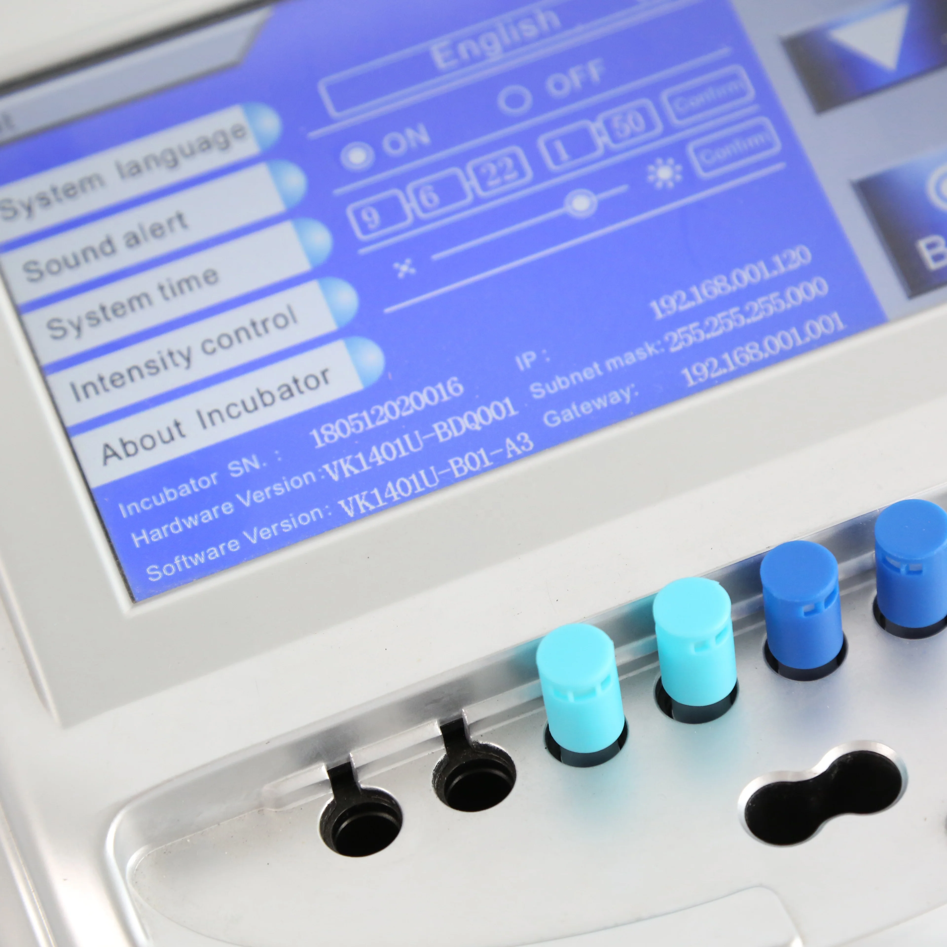 Super rapid self contained biological indicator incubator for sterilization testing control