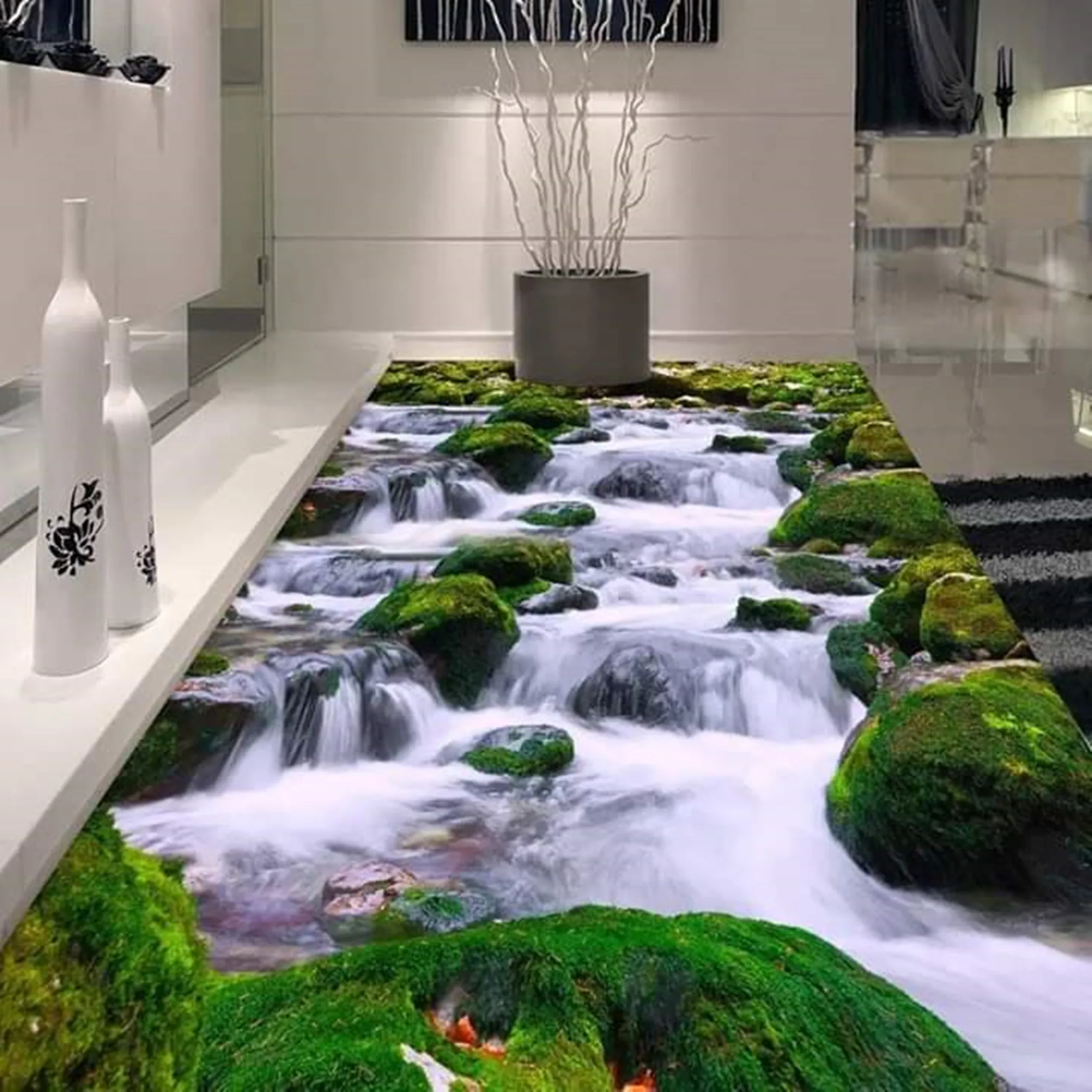  3D ПВХ напольная настенная наклейка напольные наклейки картины фотообои для стен 3d