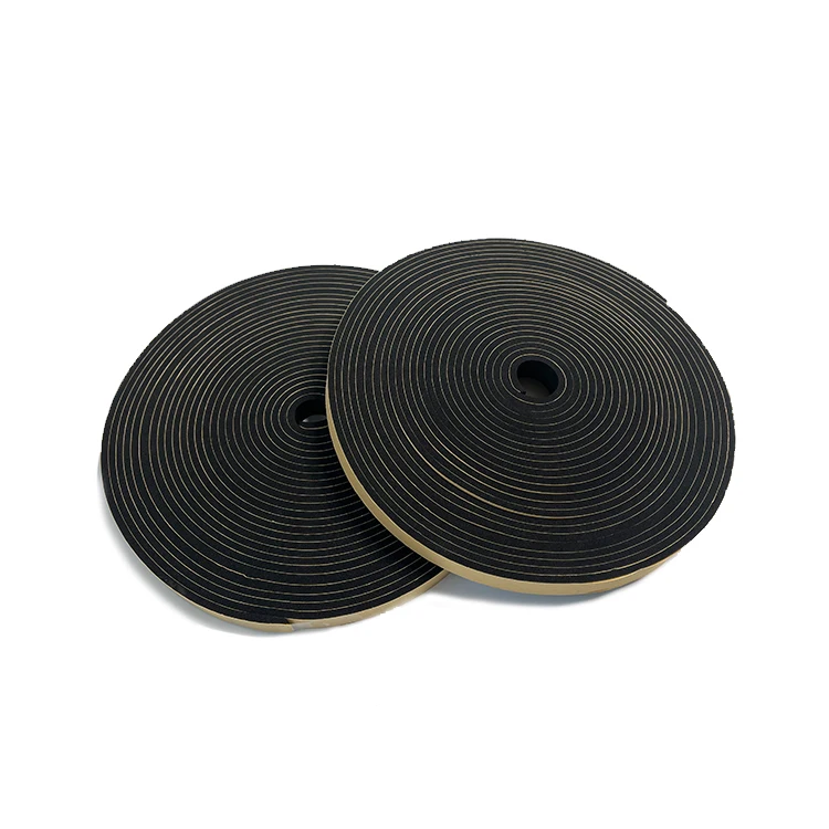 CR high elasticity Neoprene sealing strip 3M double sided foam tape strip sheet