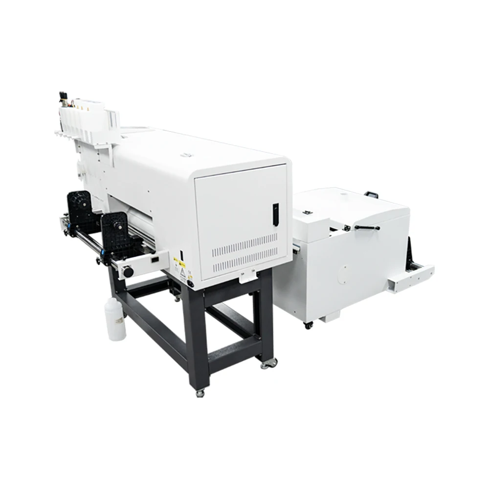 dtf printer transfer a2 dtf printer automatic t shirt dtf printer for clothes dual xp600/i1600 with powder shaking machine