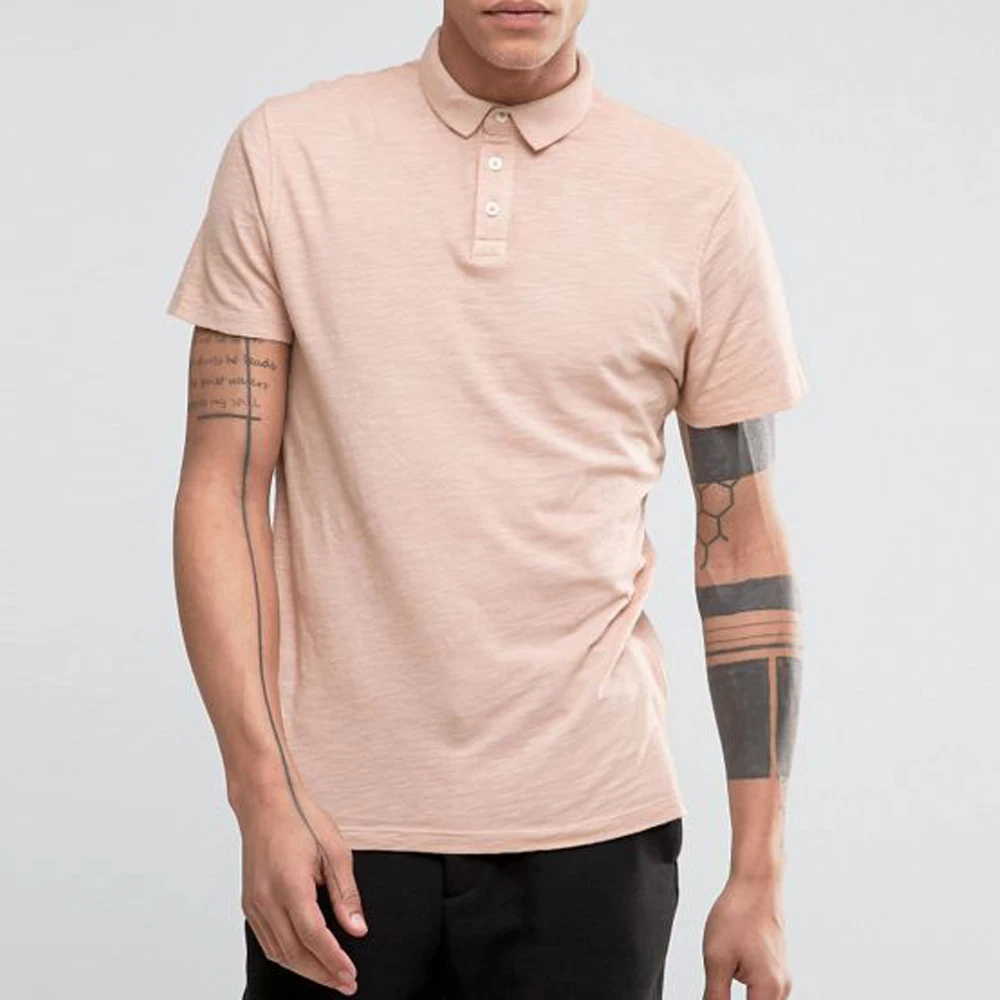 Super Soft Quality 180g Bamboo Polo Shirt Man Customized Custom Design Fitness Golf Polo Shirt