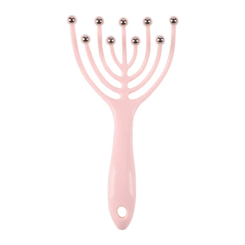 Wholesale cheap Nine-claws beads Mini head massager Deep massage hair head scalp massager