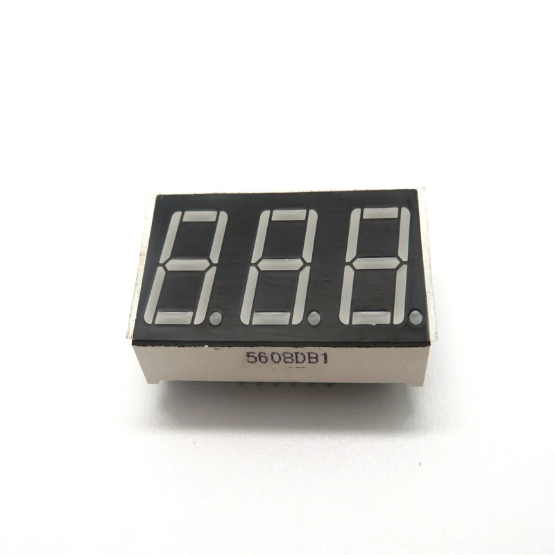 
Three digital 7 segment led digital tube for indoor display 