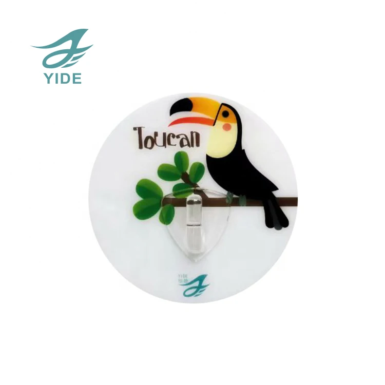 YIDE Top Seller Kitchen Bathroom Shower Wall Mount Plastic Powerful Vacuum Hanger Holder Hooks for Coat Robe Towel