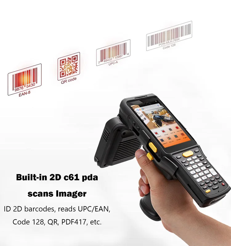 КПК android 13 портативный компьютер мобильный Зебра rfid-сканер pda ip67 склад 2d штрих-код терминал данных pdas