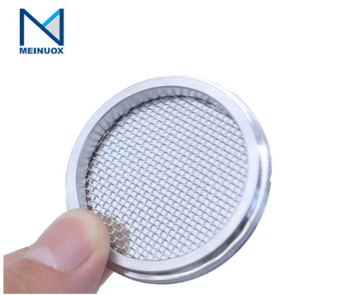 Meinuox Factory Direct Sale Stainless Steel 304 316 Sanitary Wire Filter Disc Round Filter Screen