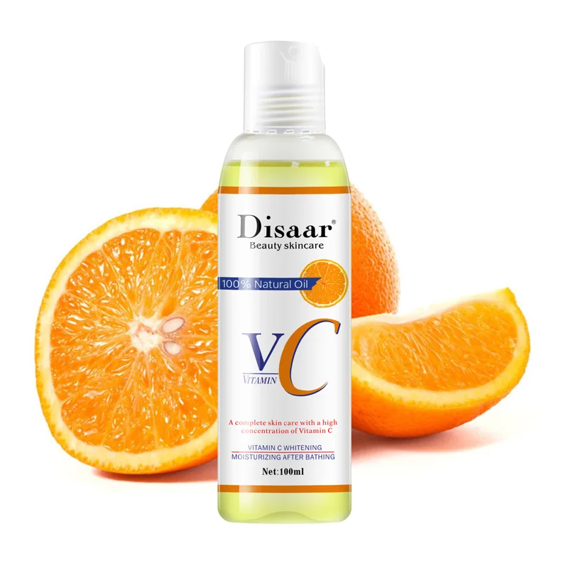  Hot Product 100% Natural Whitening Vitamin C Body Oil For All Skin