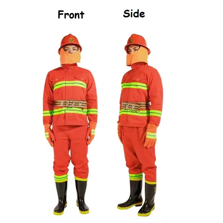 China factory Comfortable Wearing  fire training suit fireman uniform hot sale in India