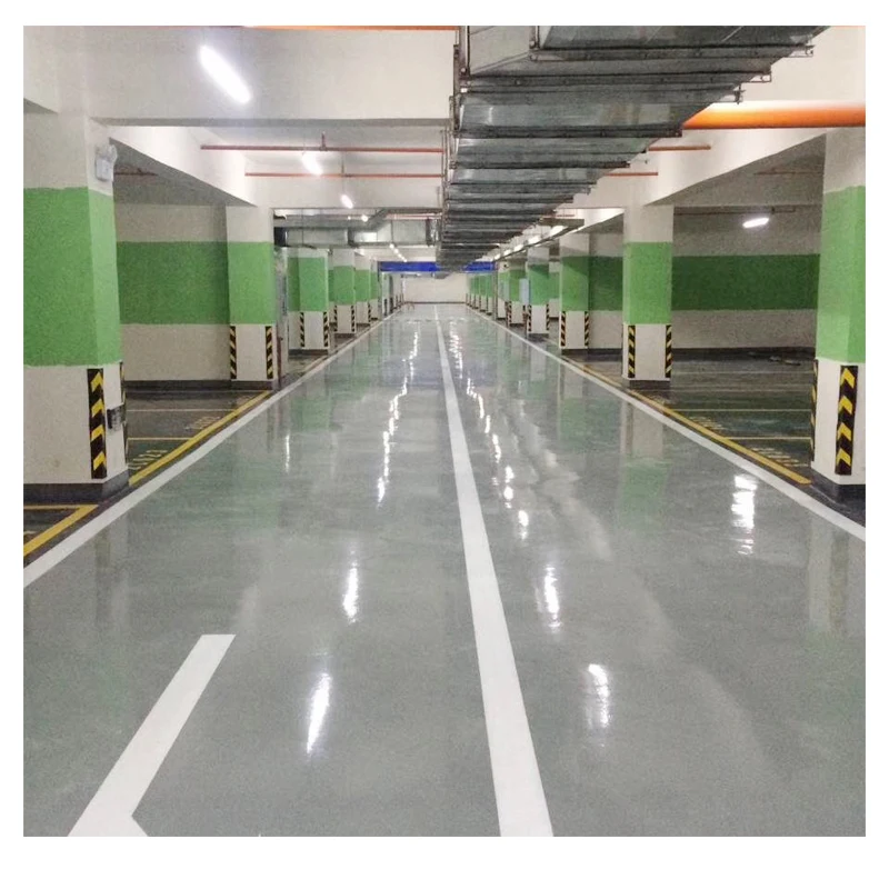 Self Leveling Anti Slip Transparent Epoxy Flooring Coating Painting for Parking Garage & Swimming Pool