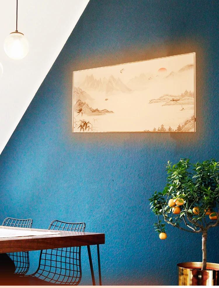 Graphene Electric Heater Infrared Wall Panel Heater Radiation Heating Panel China with Art Painting Heater Picture 1200*600MM